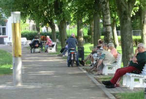 Krakow am See - Seepromenade